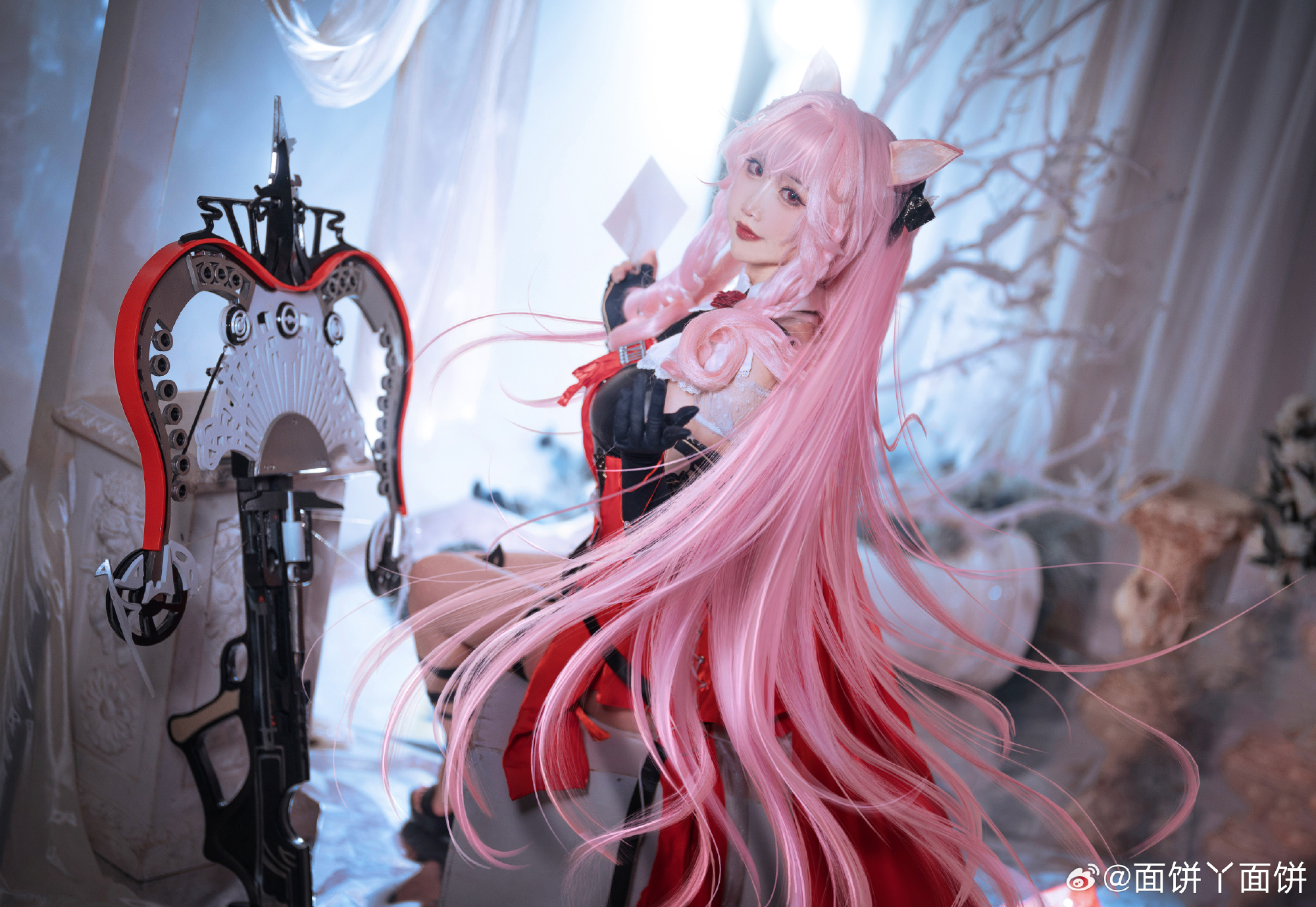 S[鉴赏] 面饼丫面饼 COSPLAY 明日方舟 鸿雪@面饼丫面饼