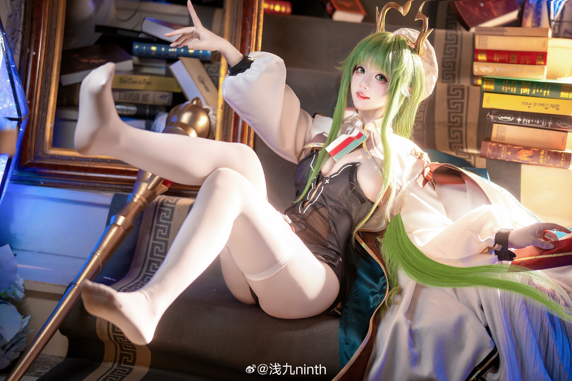 S[COS系]  @浅九ninth COSPLAY 碧蓝航线 拉斐尔 樊笼内的神光