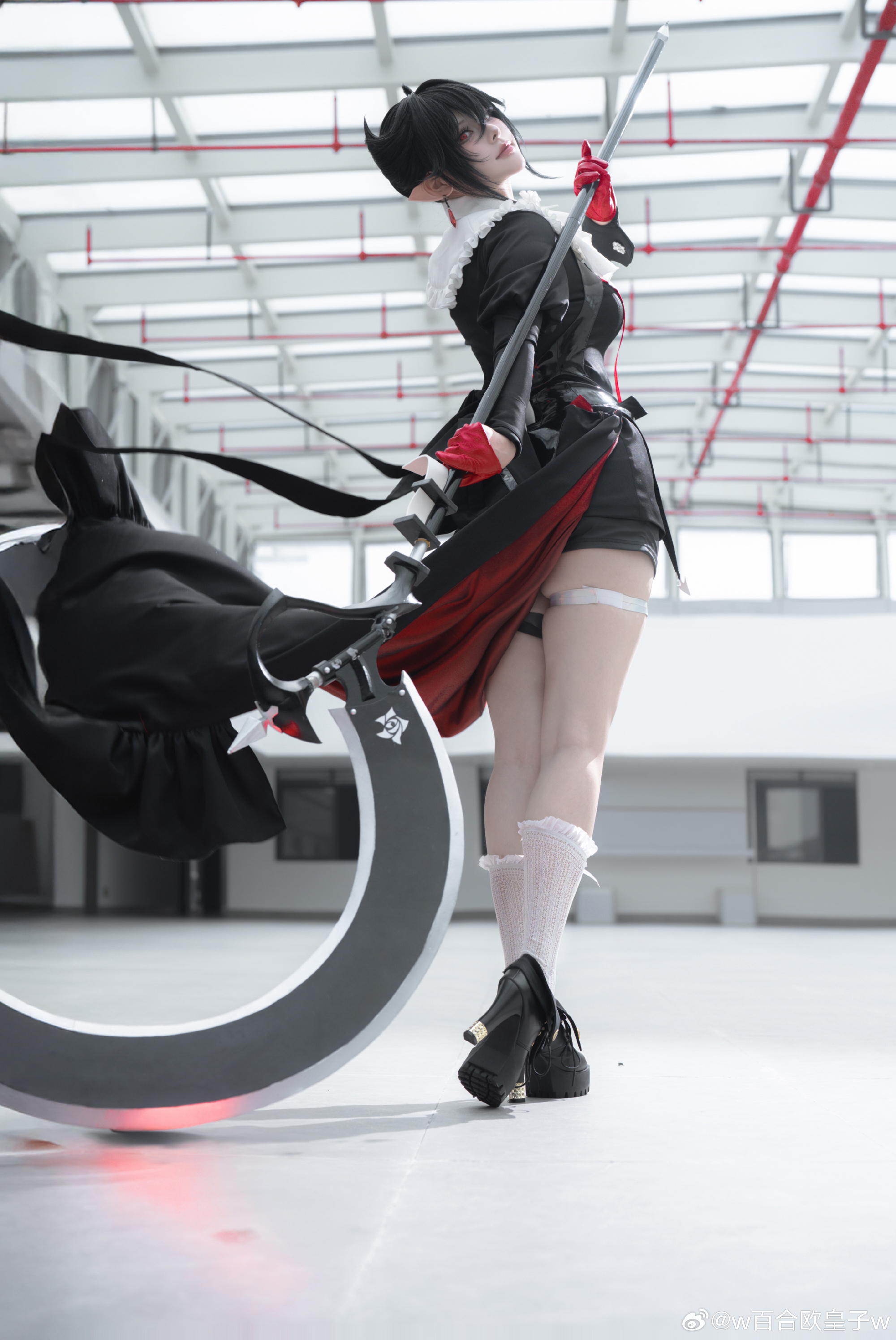 S[COS系]  @w百合欧皇子w 她走过消逝的足迹，故事的主人早已离席。 明日方舟 隐德来希