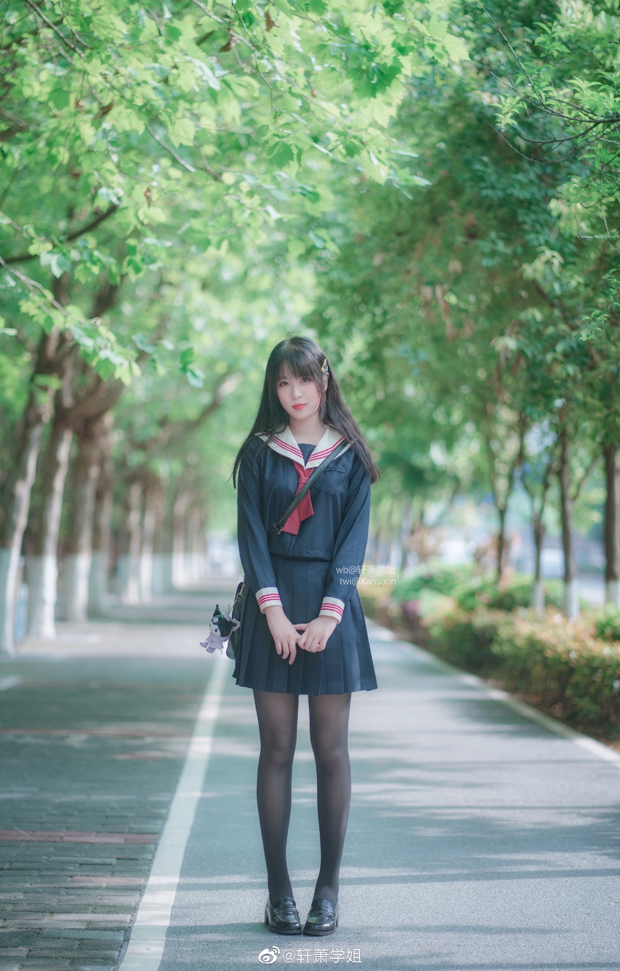 S[鉴赏]轩萧学姐 JK制服 少女写真 和煦 @轩萧学姐