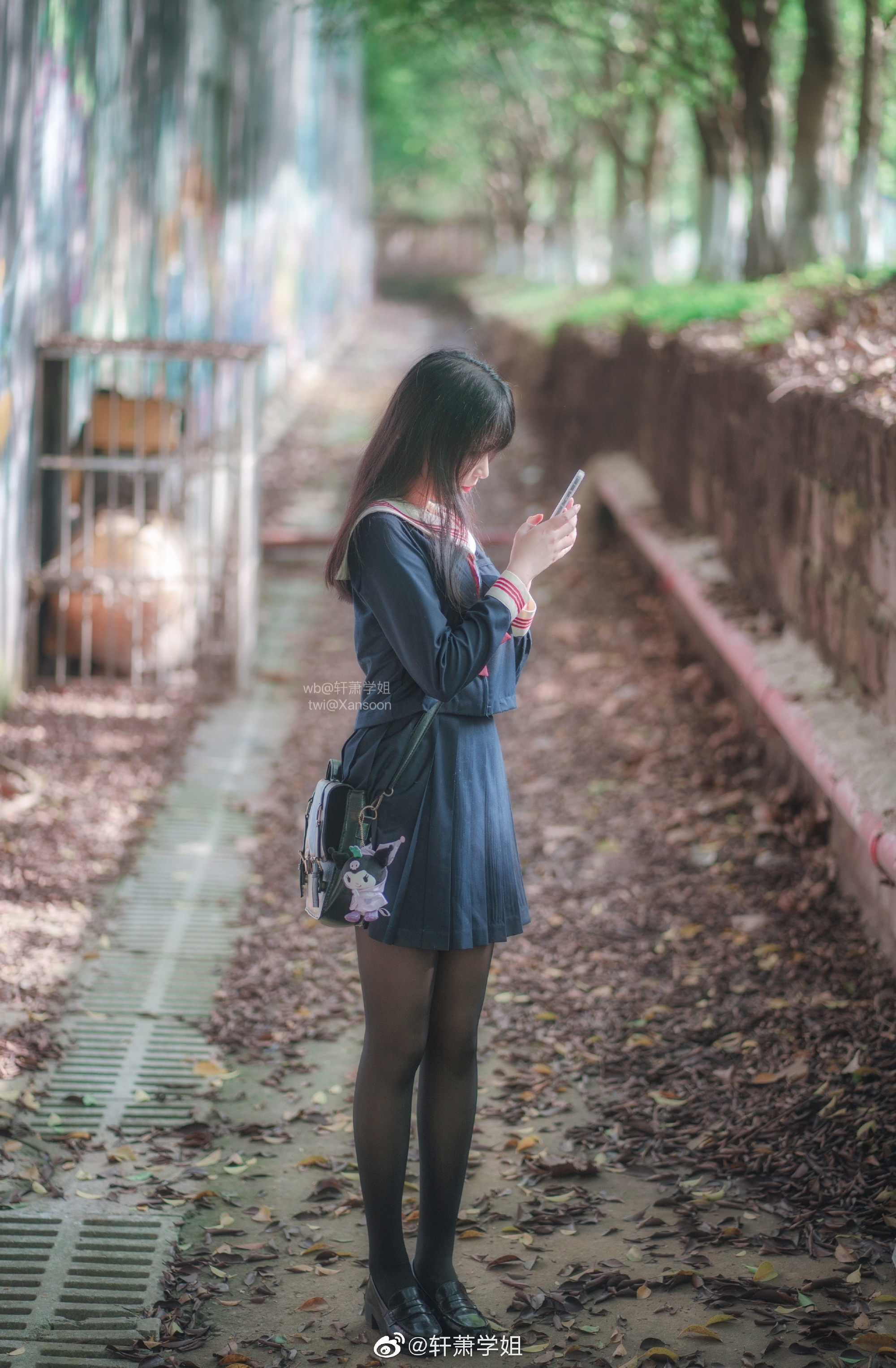 S[鉴赏]轩萧学姐 JK制服 少女写真 和煦 @轩萧学姐