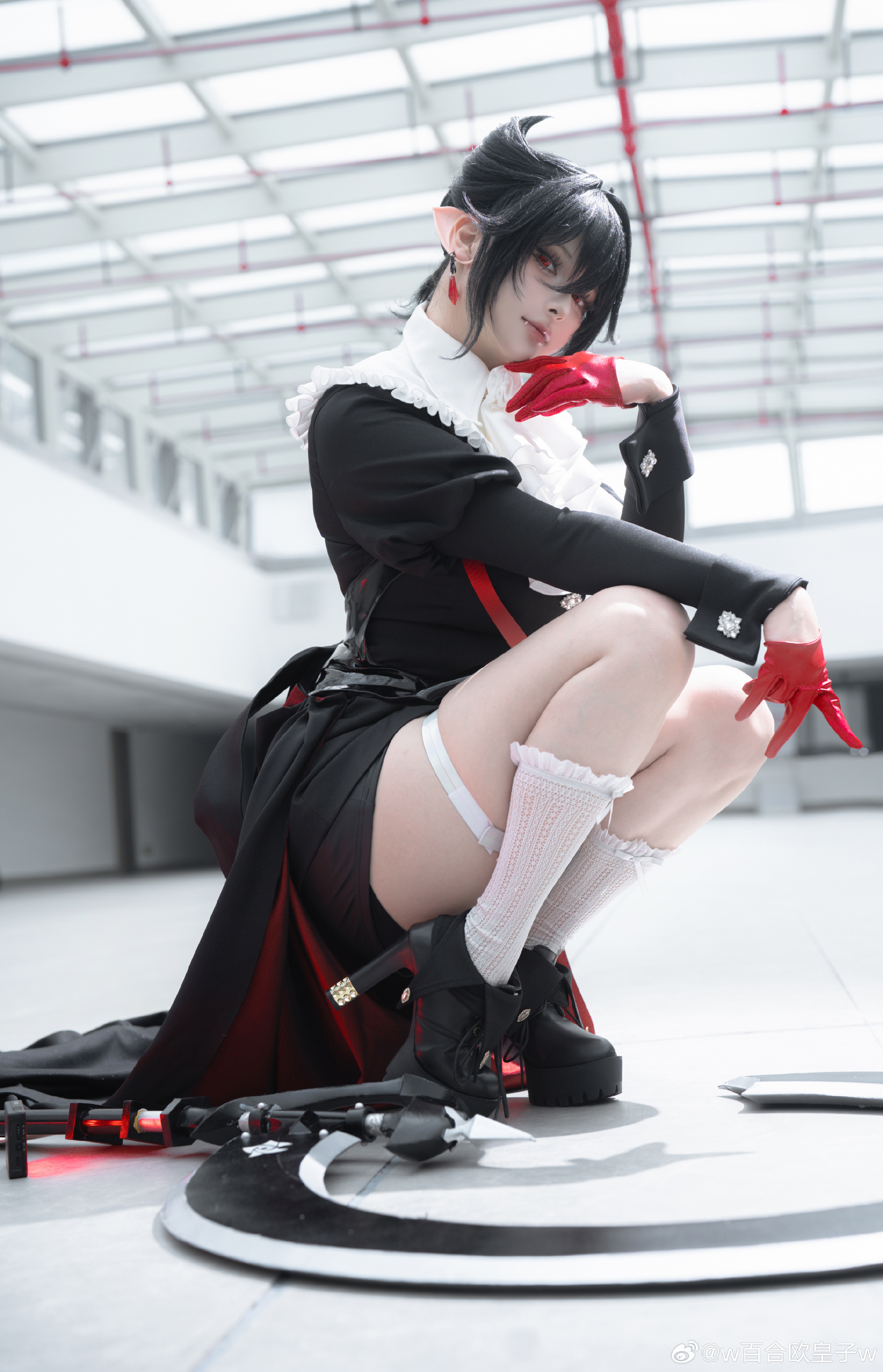 S[COS系]  @w百合欧皇子w 她走过消逝的足迹，故事的主人早已离席。 明日方舟 隐德来希