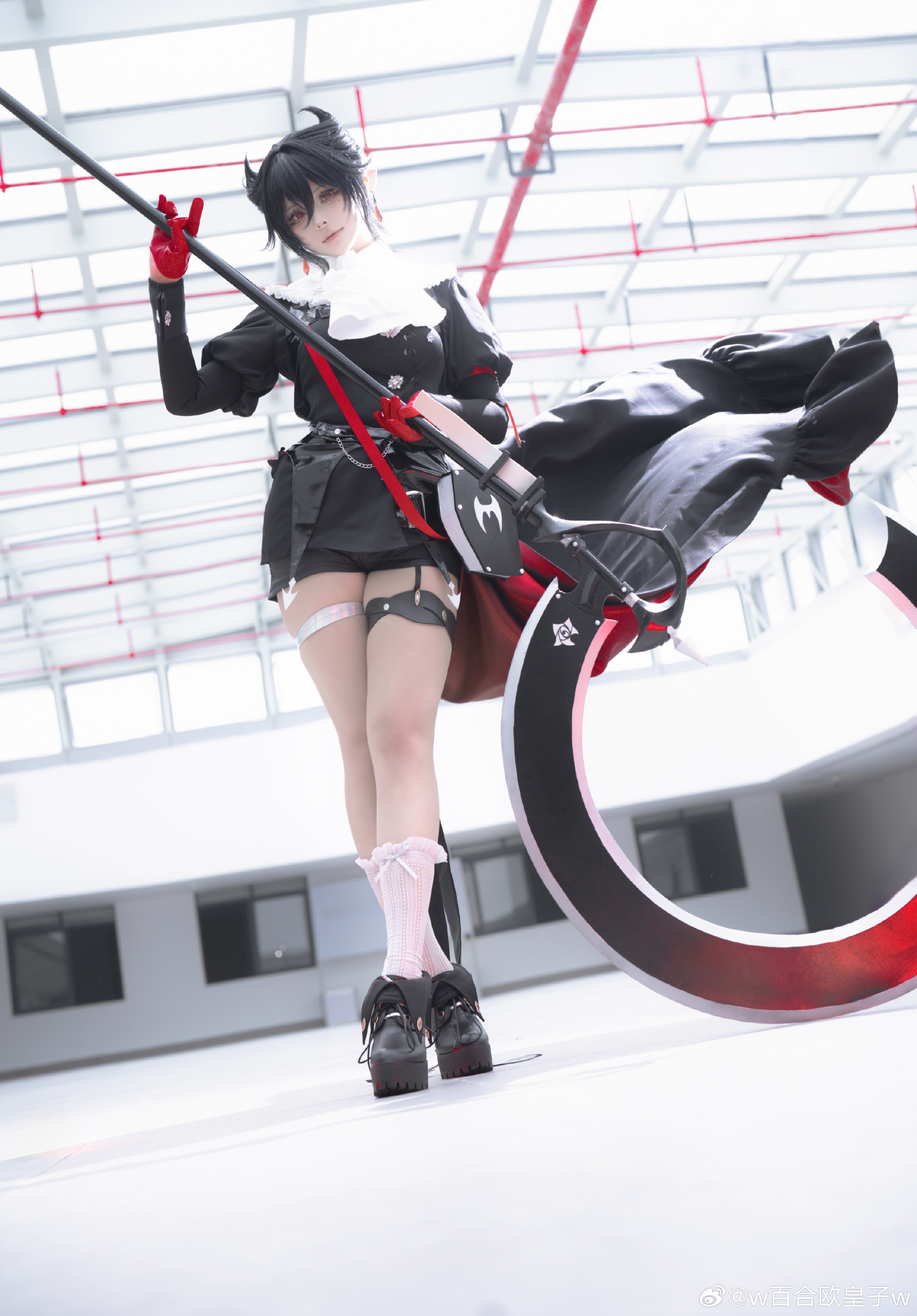 S[COS系]  @w百合欧皇子w 她走过消逝的足迹，故事的主人早已离席。 明日方舟 隐德来希