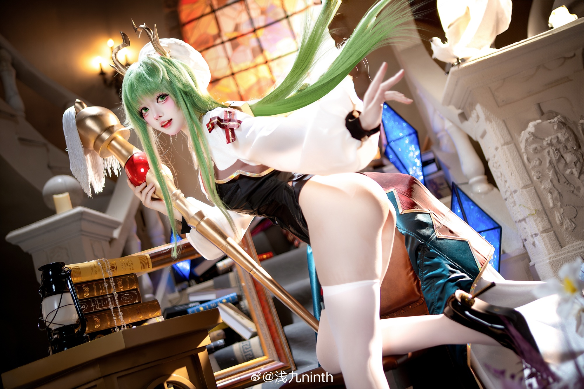 S[COS系]  @浅九ninth COSPLAY 碧蓝航线 拉斐尔 樊笼内的神光