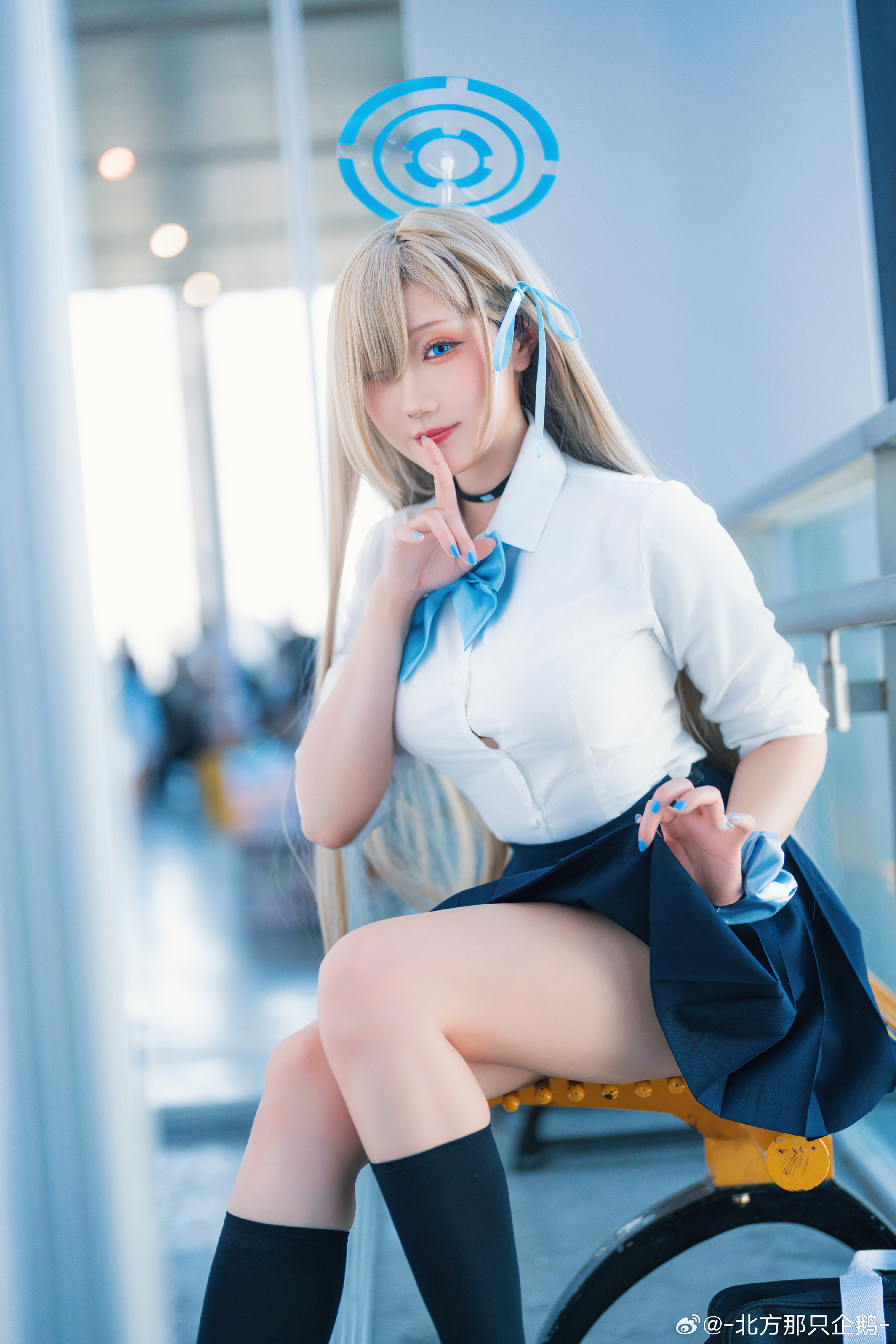 S[鉴赏] 碧蓝档案 一之濑明日奈 校服ver.@瓜希酱 北方那只企鹅