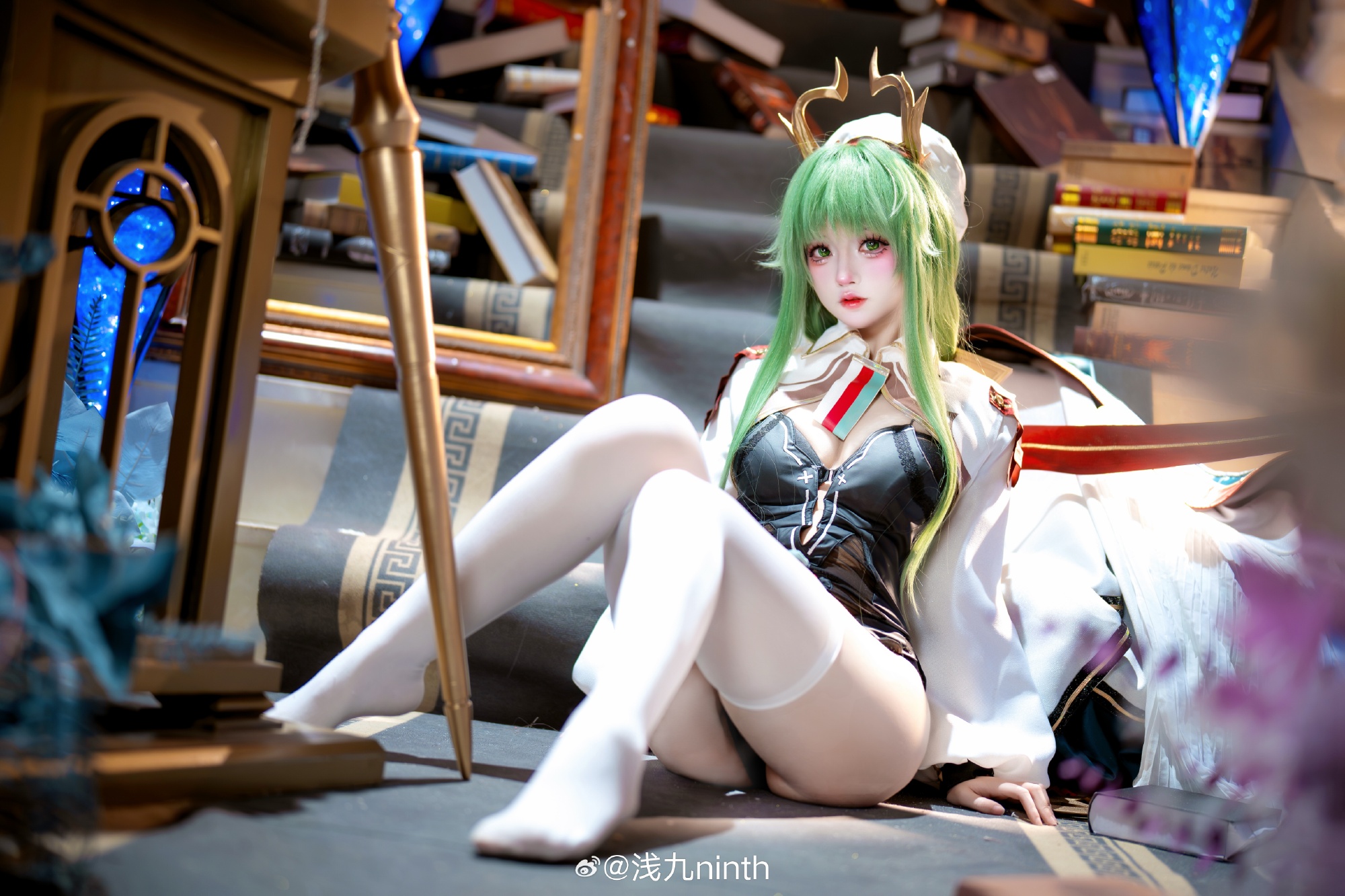 S[COS系]  @浅九ninth COSPLAY 碧蓝航线 拉斐尔 樊笼内的神光