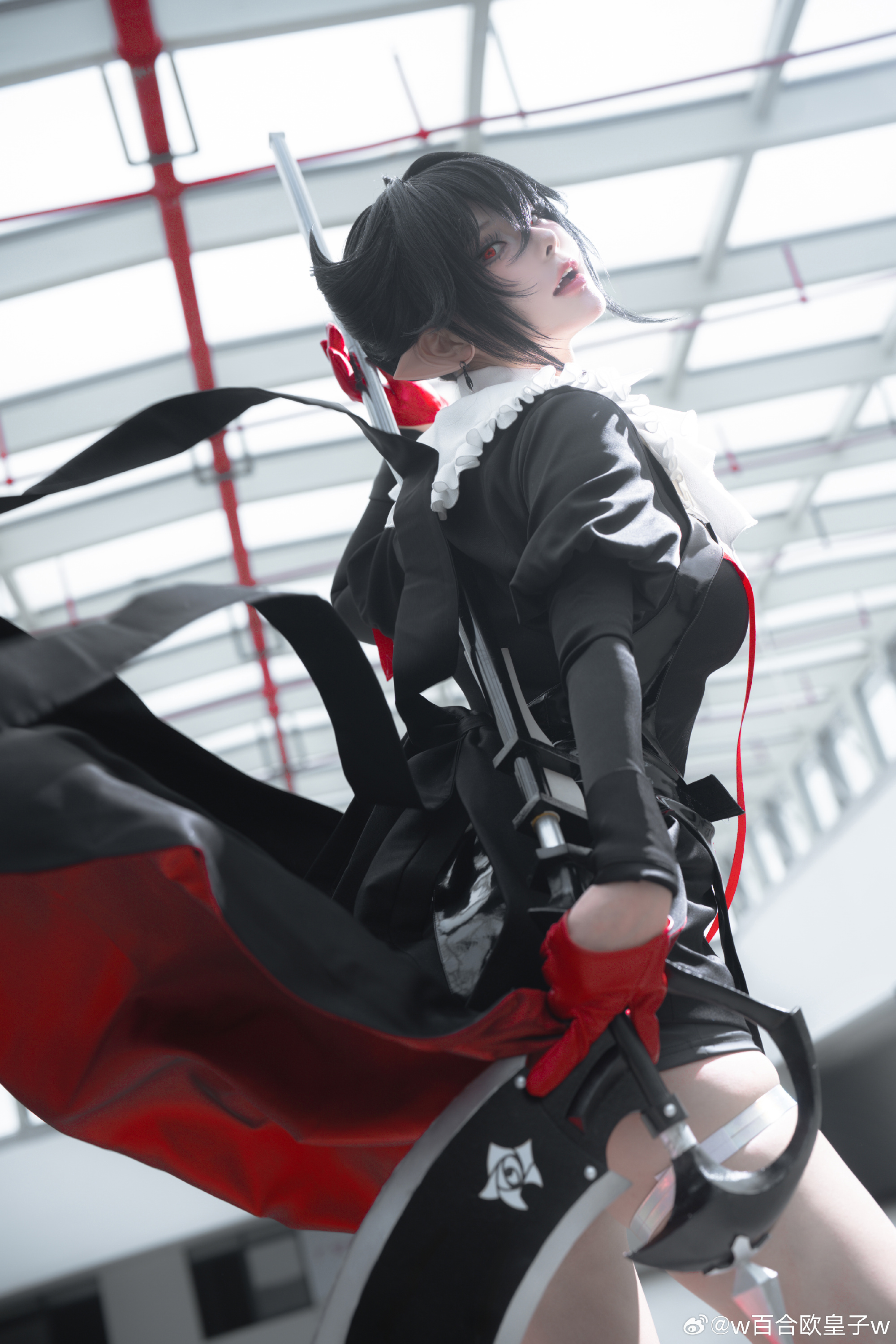 S[COS系]  @w百合欧皇子w 她走过消逝的足迹，故事的主人早已离席。 明日方舟 隐德来希