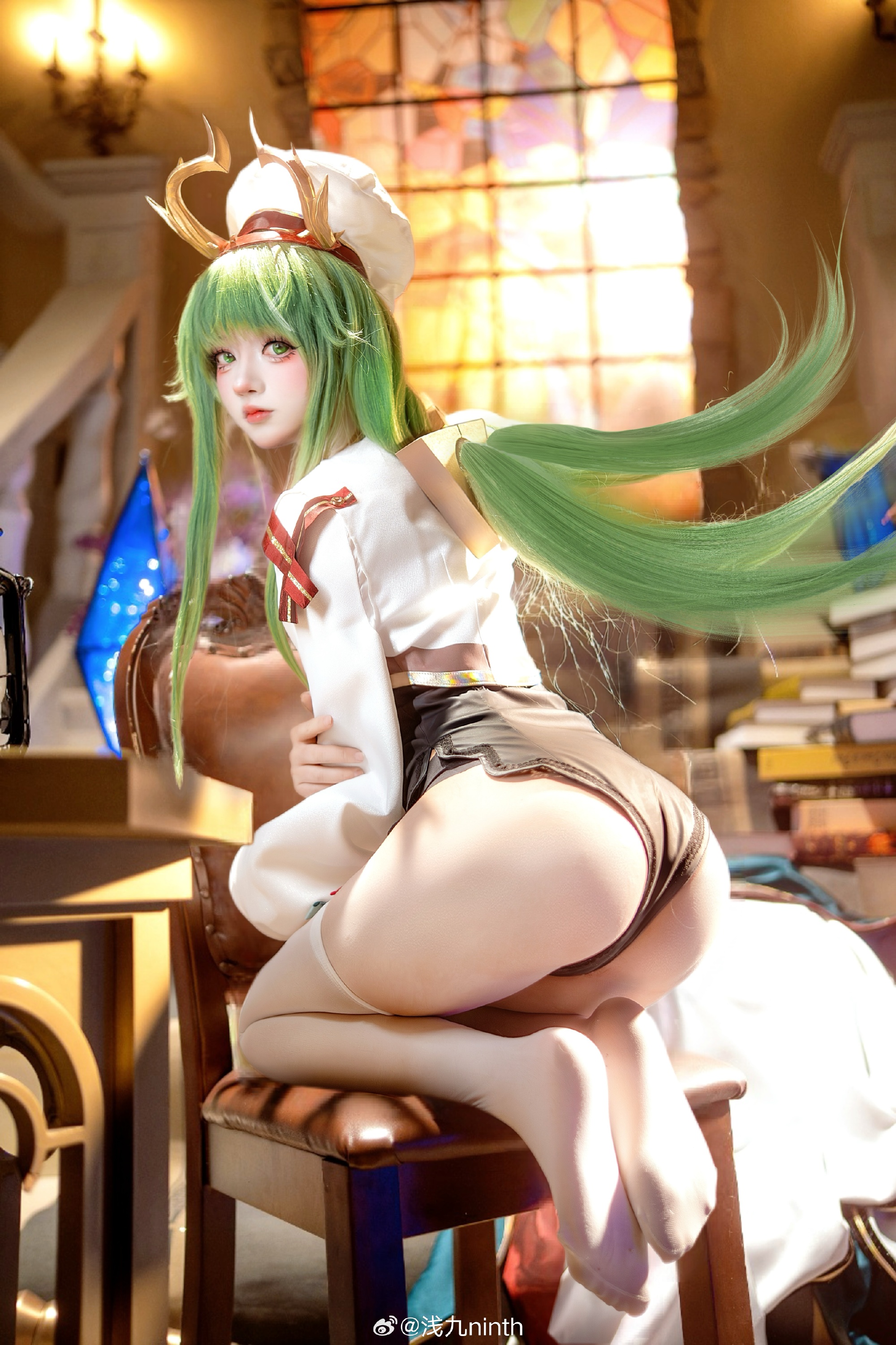 S[COS系]  @浅九ninth COSPLAY 碧蓝航线 拉斐尔 樊笼内的神光