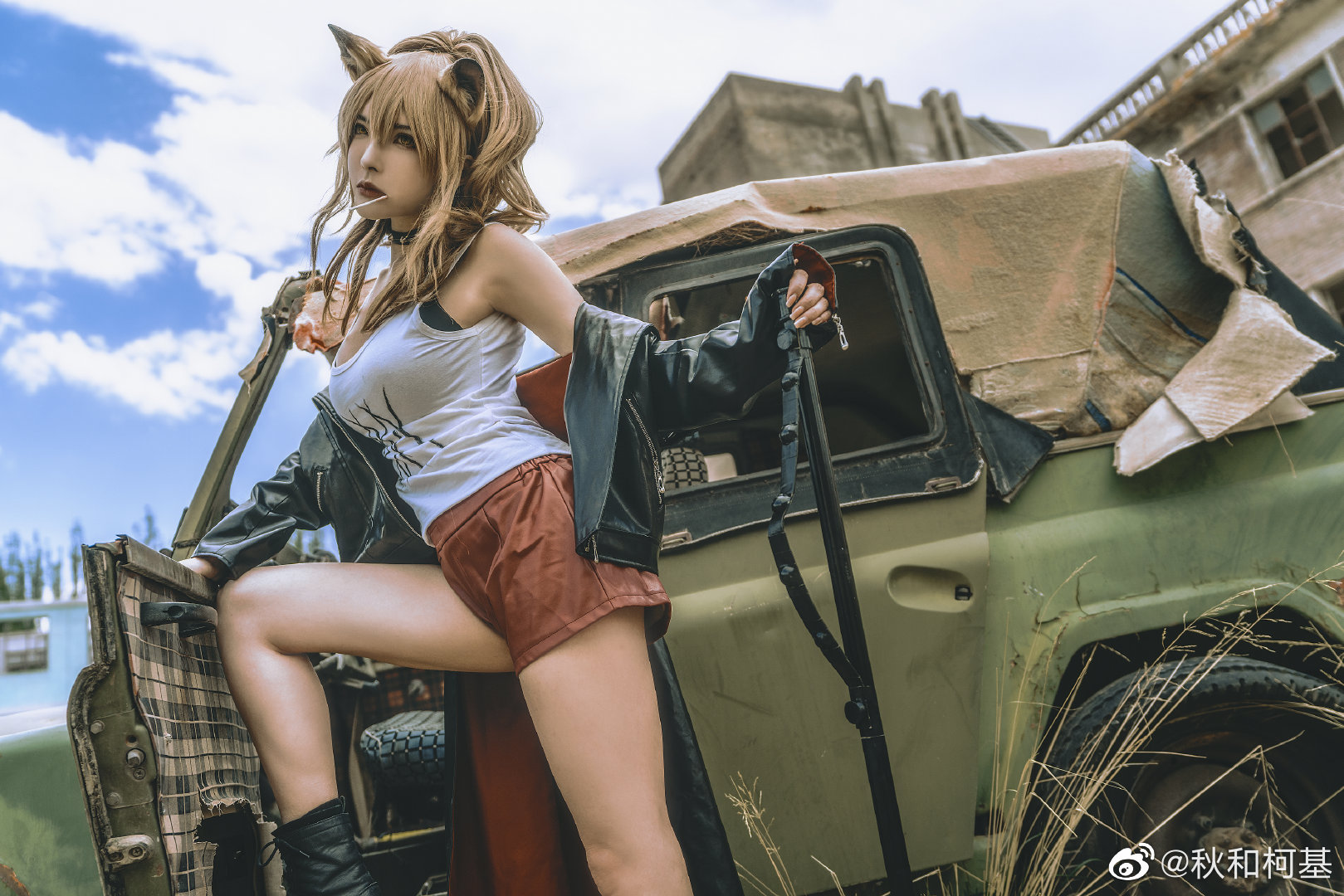 S[COS系] 维娜 是我的第一个六星干员  明日方舟 推进之王@ 秋和柯基