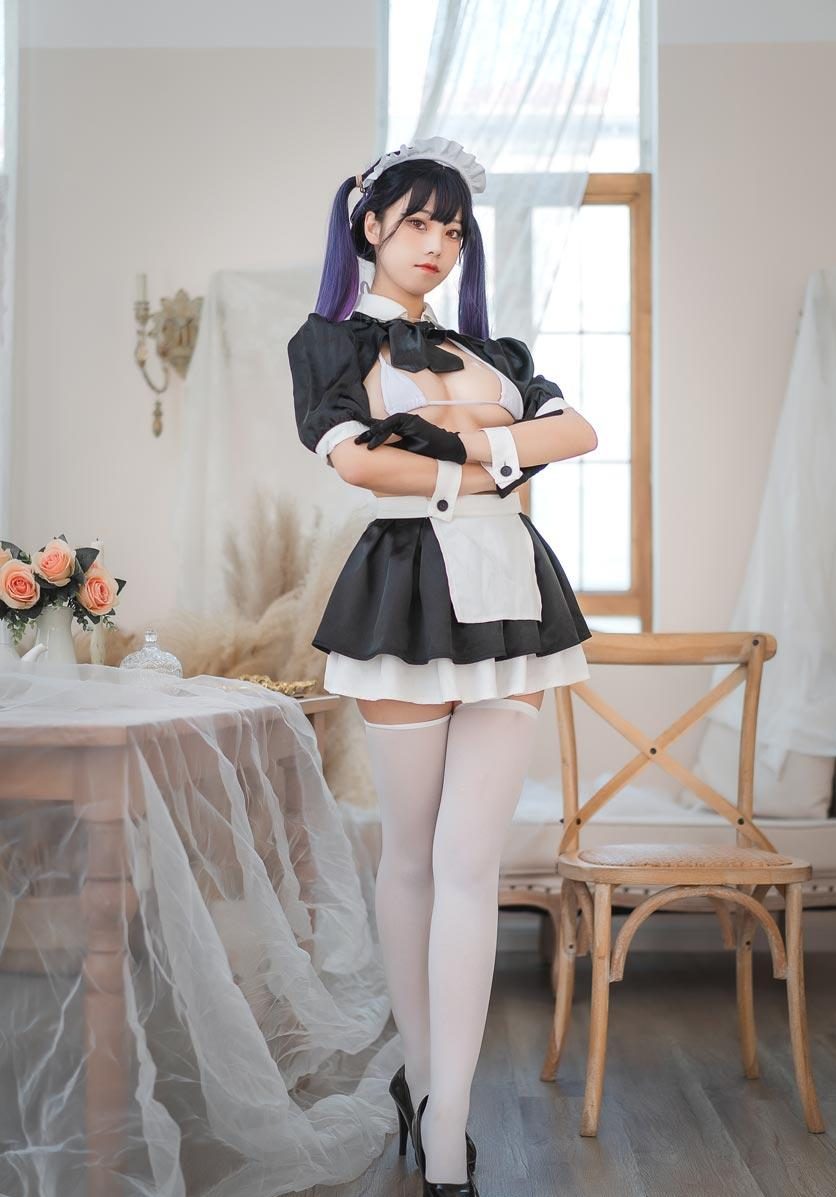 D[COS系]  蜜汁猫裘 工作女仆   cosplay正片 [50P-726MB]