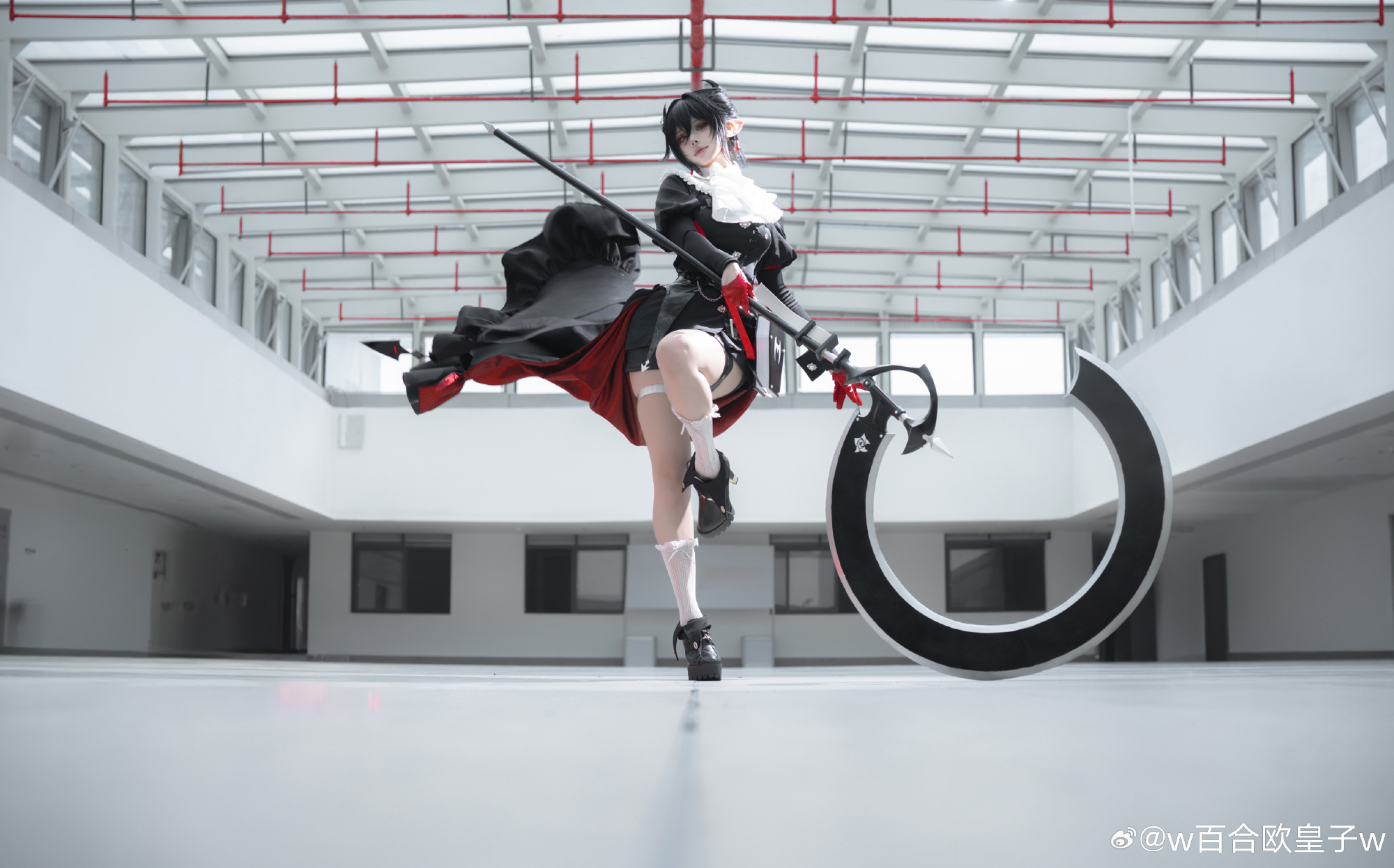 S[COS系]  @w百合欧皇子w 她走过消逝的足迹，故事的主人早已离席。 明日方舟 隐德来希