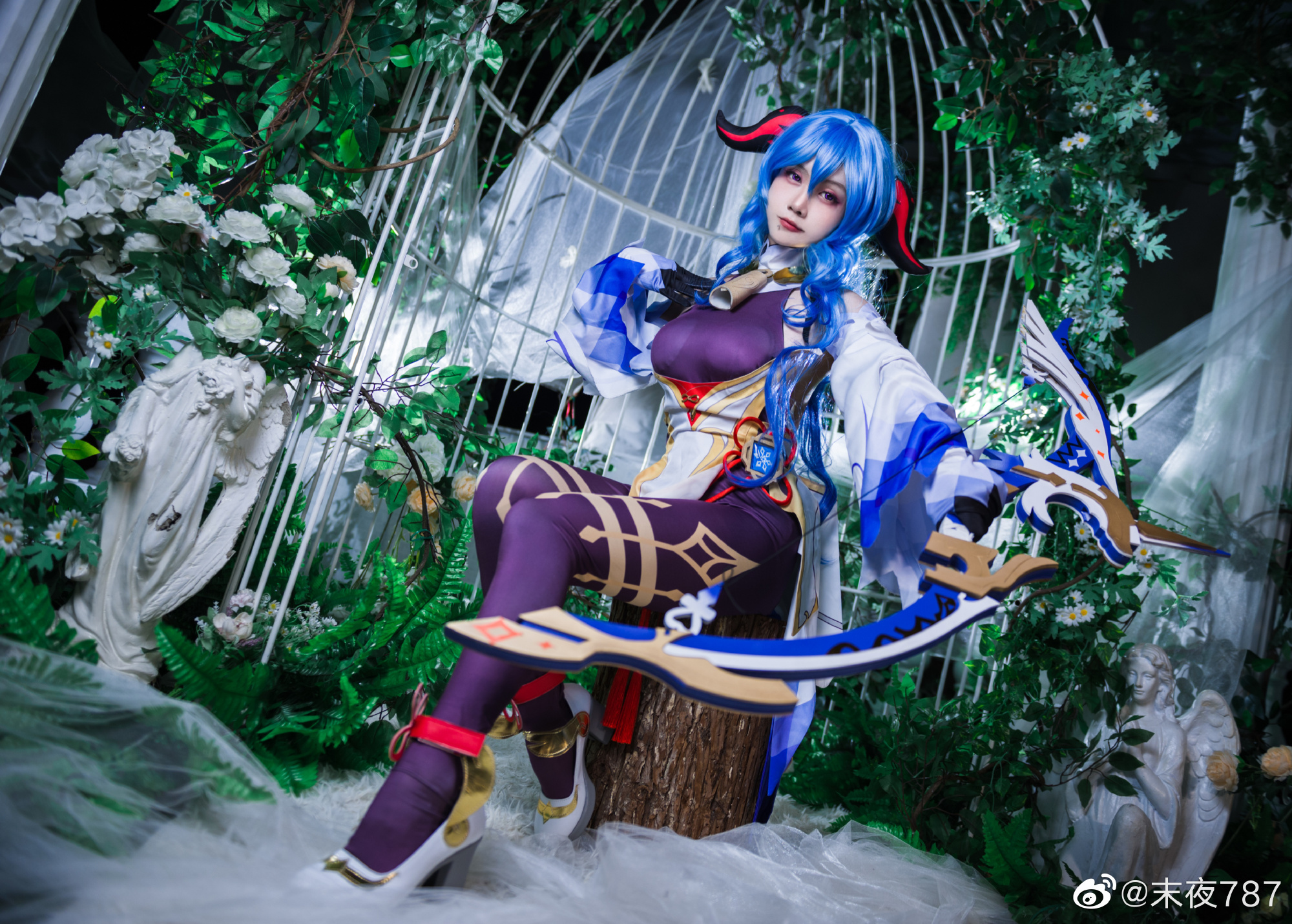 S[COS系] 末夜787 Cosplay 图片鉴赏 我的工作就是遵循与帝君的契约 原神 甘雨