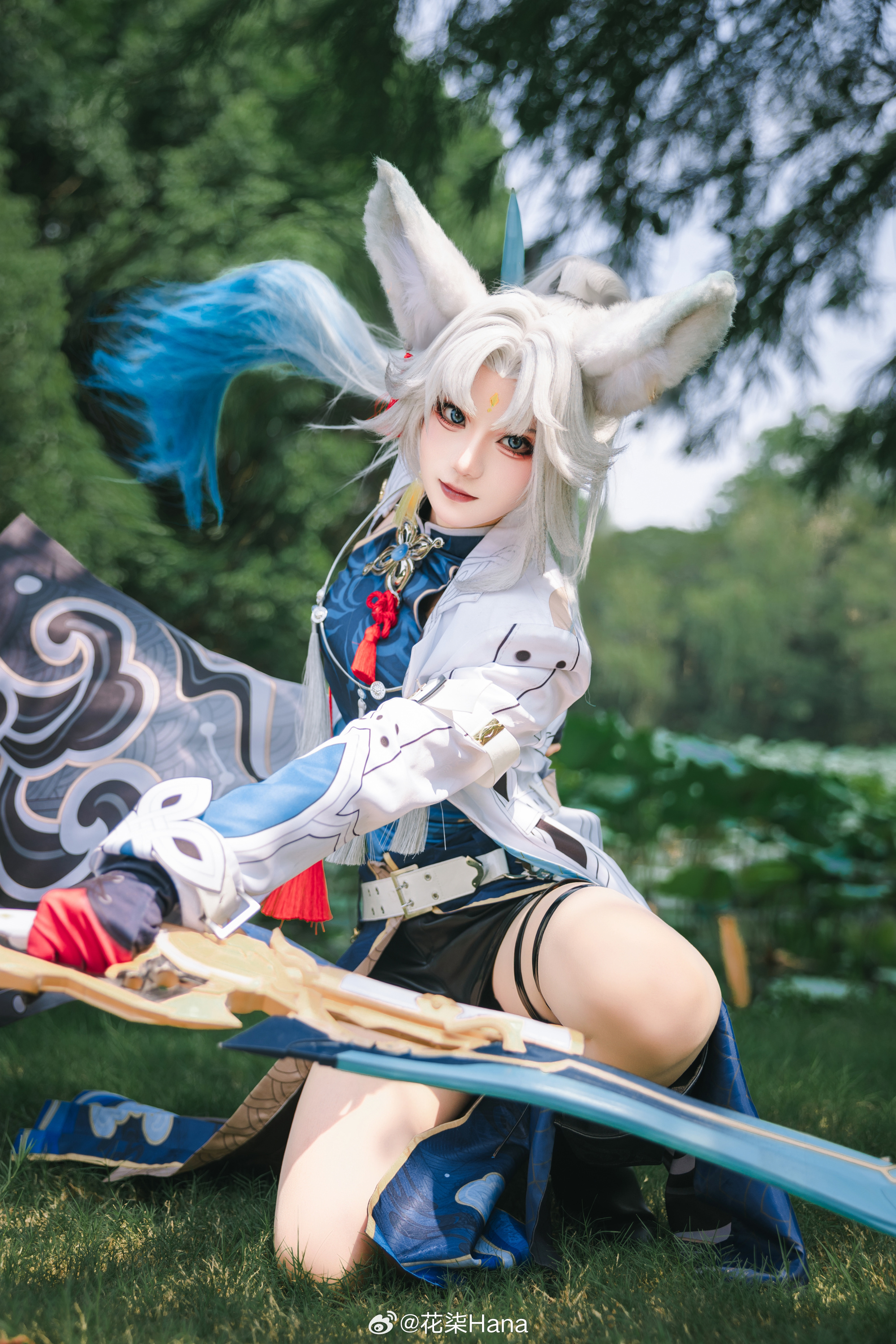 H[COS系] 花柒Hana COS圈清流实锤！23万粉萌妹，甜系蕾姆还原到让人喊老婆! 花柒Hana Cosplay写真图片包合集[41套][持续更新]