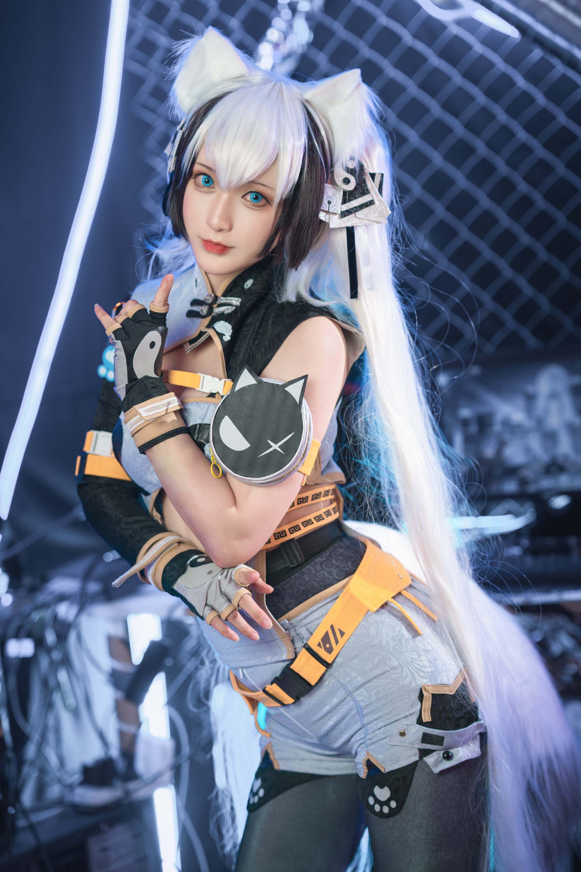 S[COS系] 铁板烧鬼舞w ！这世间的善，由我来维护，这世间的恶，由我来斩断。猫之城 双生侠影