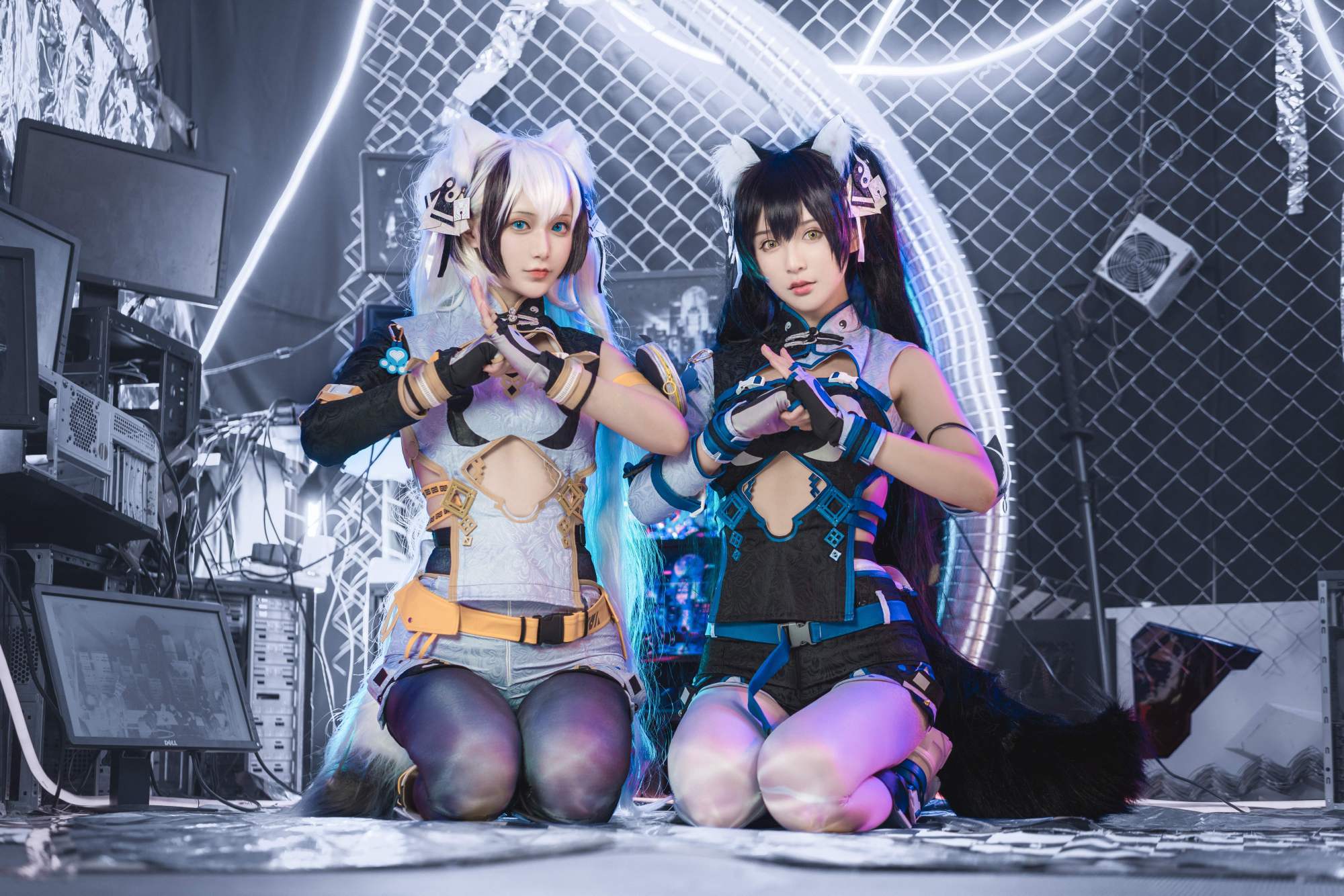 S[COS系] 铁板烧鬼舞w ！这世间的善，由我来维护，这世间的恶，由我来斩断。猫之城 双生侠影