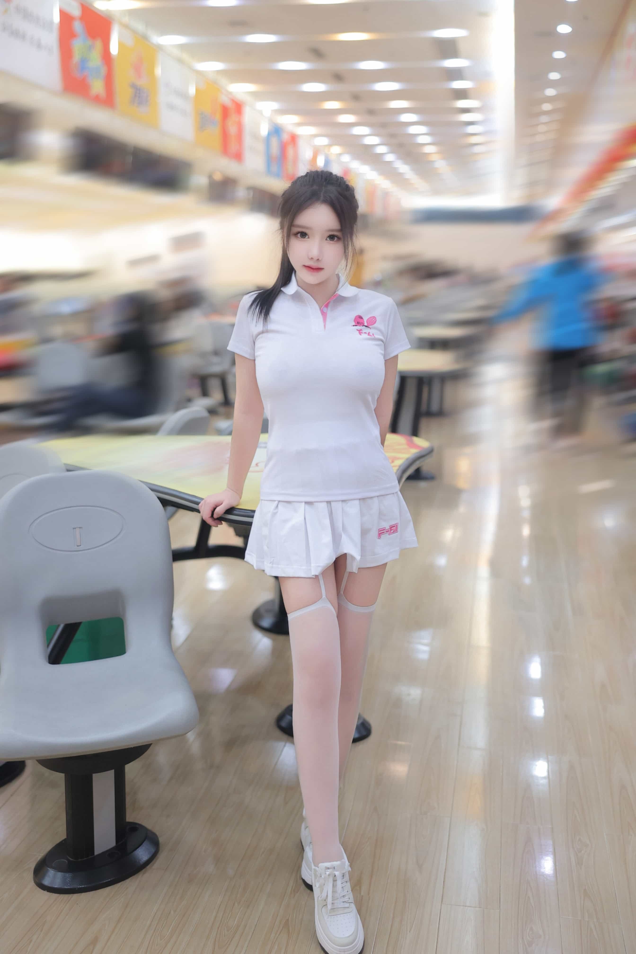 S[COS系] 小薯条nienie – 内部私购-你说的 保龄球妹妹是这样的吗