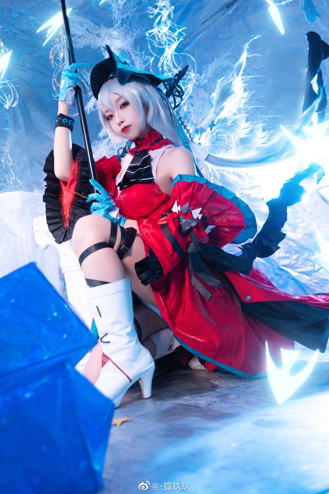 S[COS系] 狐玖玖 cosplay 正片欣赏 梦……你会有怎样一个梦呢？ 明日方舟 浊心斯卡蒂