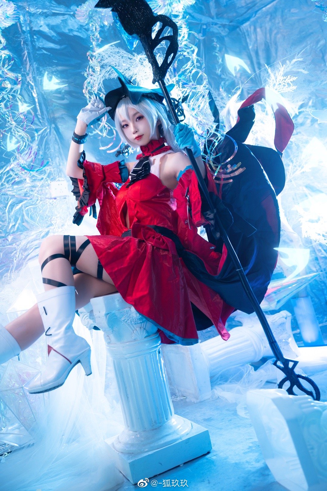 S[COS系] 狐玖玖 cosplay 正片欣赏 梦……你会有怎样一个梦呢？ 明日方舟 浊心斯卡蒂