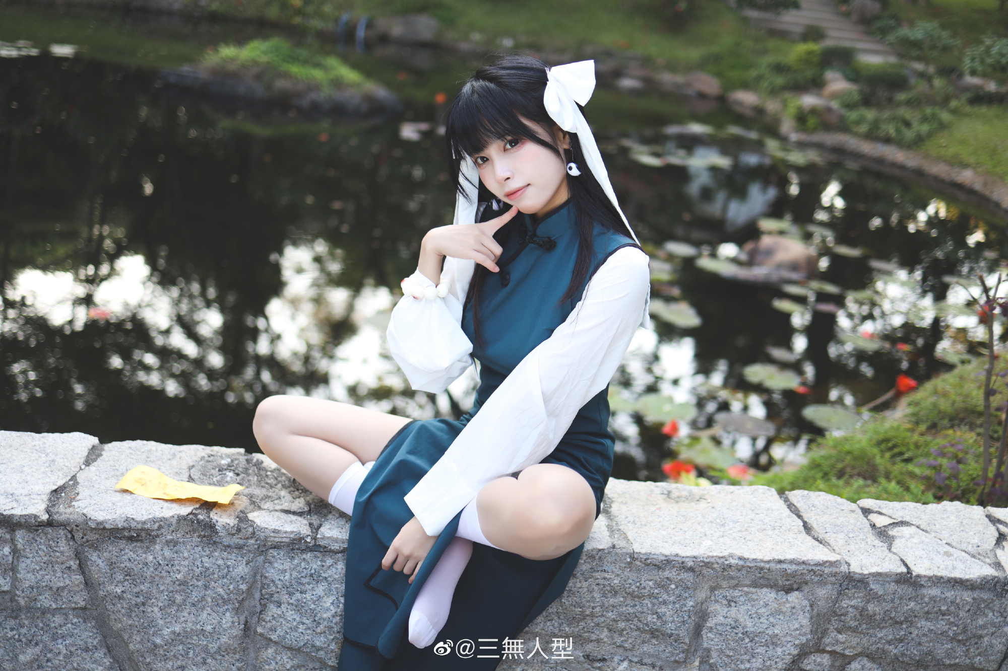 S[COS系]  三無人型：药之指，可之爱！ 药到病除，我的符最治相思病。妃咲旗袍。