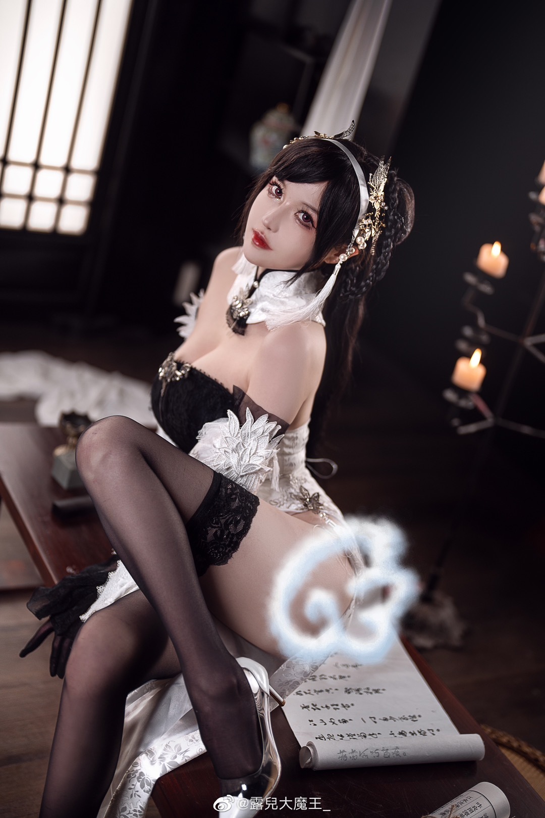 S[COS系] 露兒大魔王_ 美图欣赏 都说说琴棋书画皆是修身养性的好爱好  小哥哥觉得呢 ？碧蓝航线 镇海@露兒大魔王_