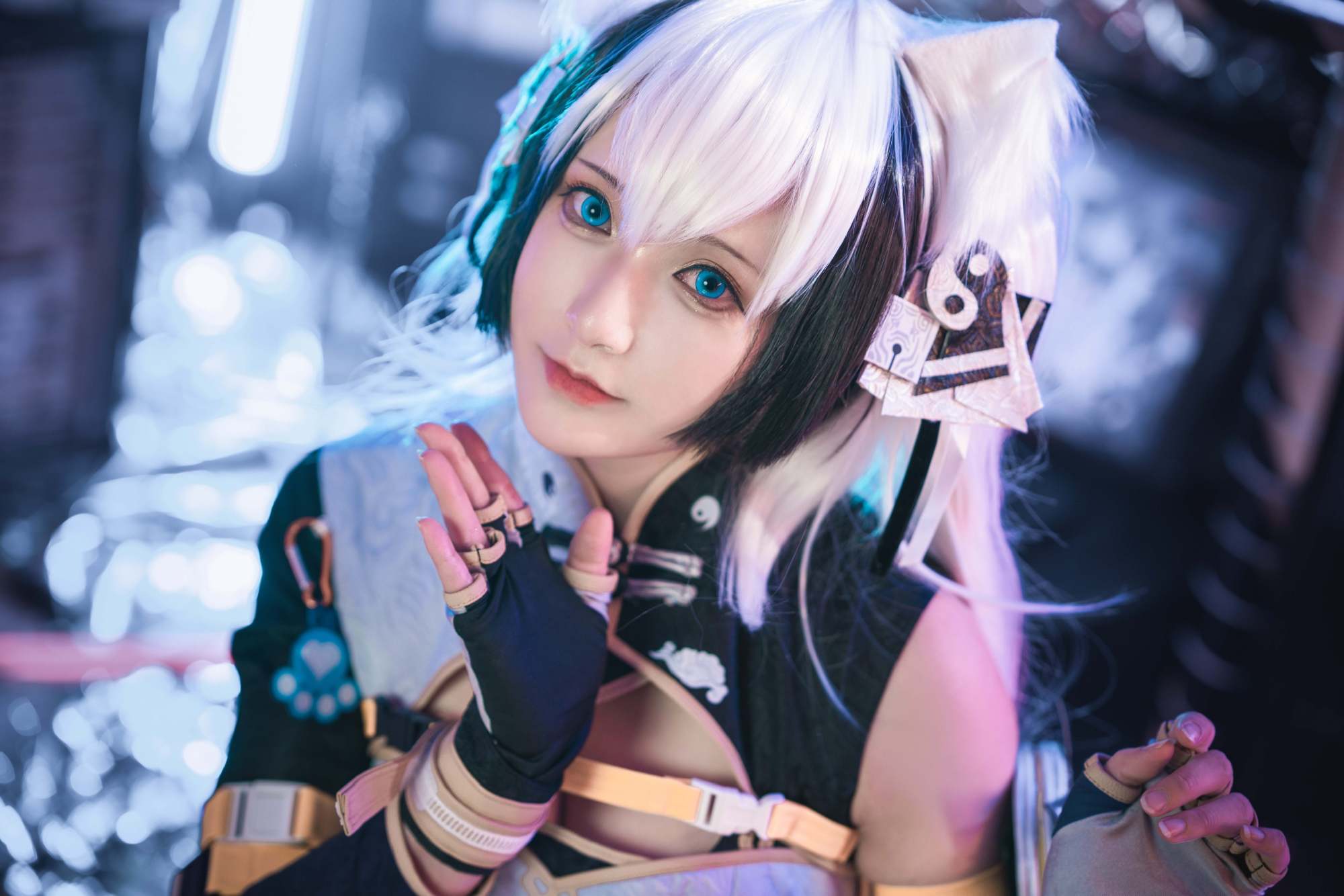 S[COS系] 铁板烧鬼舞w ！这世间的善，由我来维护，这世间的恶，由我来斩断。猫之城 双生侠影