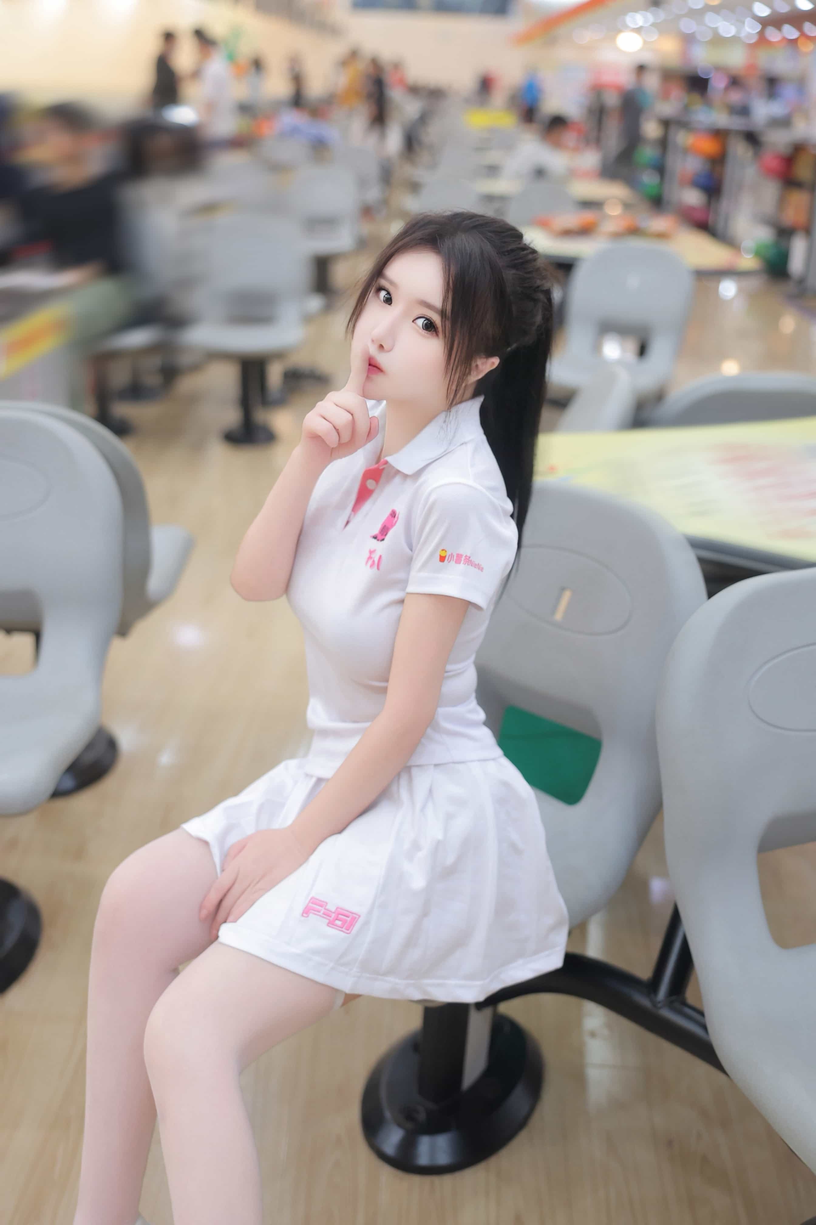 S[COS系] 小薯条nienie – 内部私购-你说的 保龄球妹妹是这样的吗