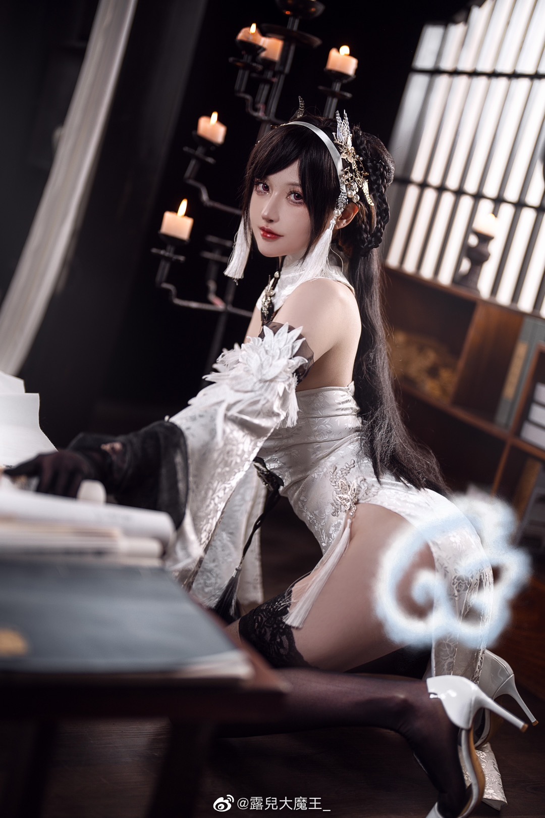 S[COS系] 露兒大魔王_ 美图欣赏 都说说琴棋书画皆是修身养性的好爱好  小哥哥觉得呢 ？碧蓝航线 镇海@露兒大魔王_