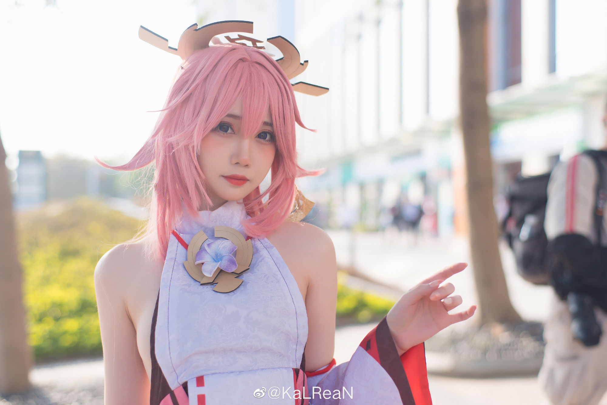 S[COS系] 焖焖碳- coser 的实例展示 正片  原神 八重神子11P