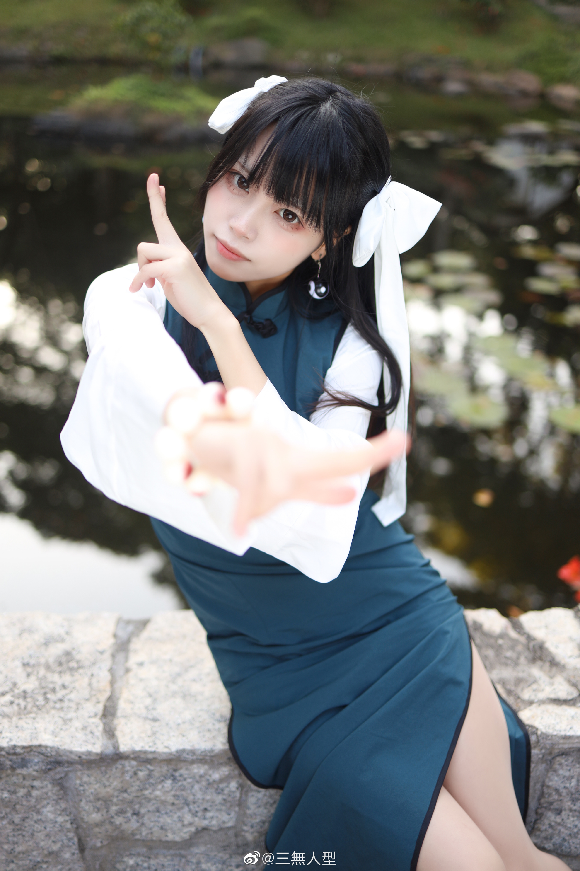 S[COS系]  三無人型：药之指，可之爱！ 药到病除，我的符最治相思病。妃咲旗袍。