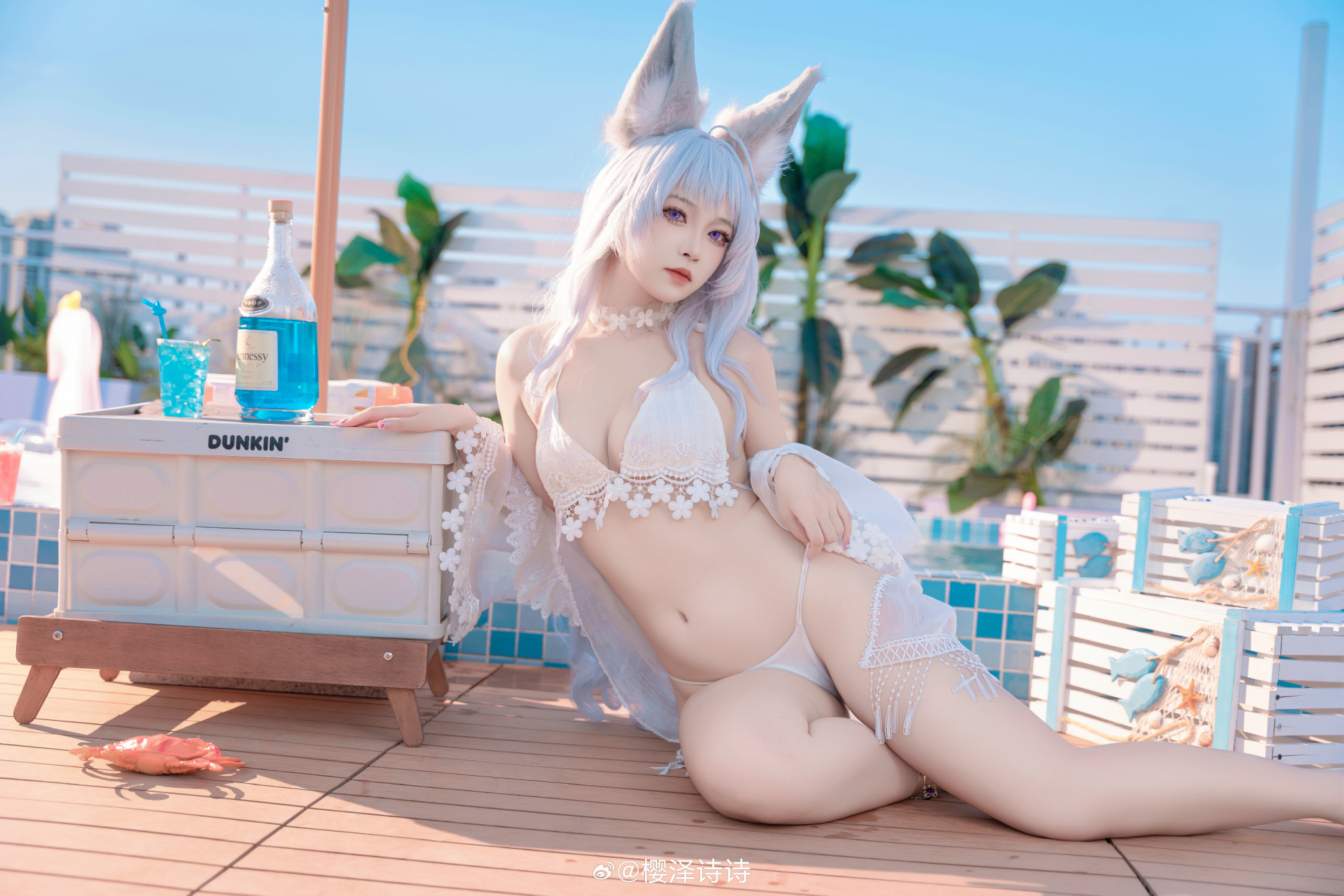 S[COS系] 樱泽诗诗 正片欣赏  COSPLAY 碧蓝航线 🤍白沙幽梦🤍