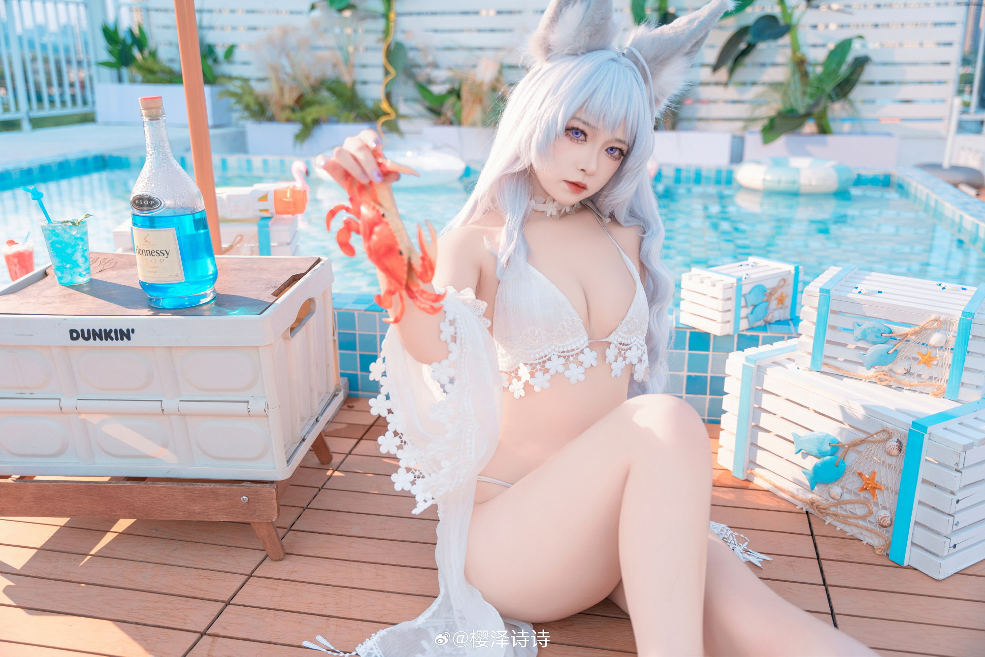 S[COS系] 樱泽诗诗 正片欣赏  COSPLAY 碧蓝航线 🤍白沙幽梦🤍