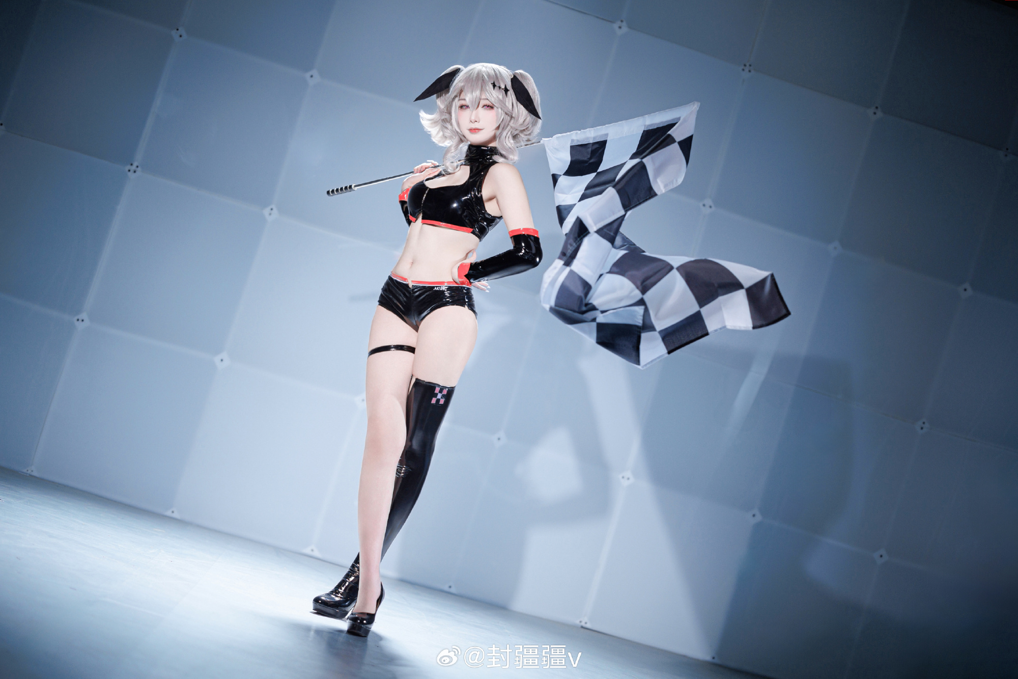 S[COS系] cos@封疆疆v 正片欣赏 cosplay 碧蓝航线 霞飞·祝福的起步冲刺 赛车娘