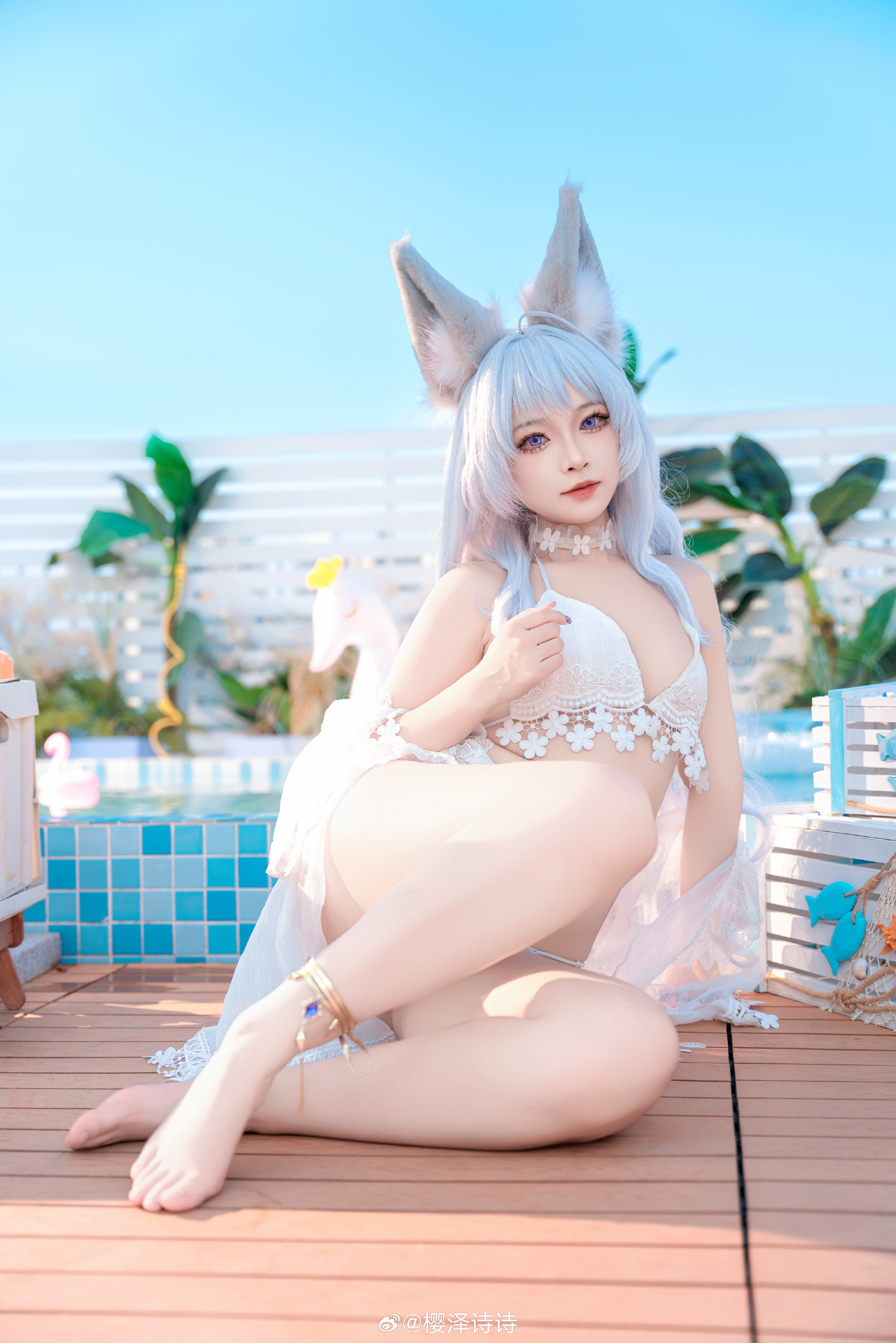 S[COS系] 樱泽诗诗 正片欣赏  COSPLAY 碧蓝航线 🤍白沙幽梦🤍