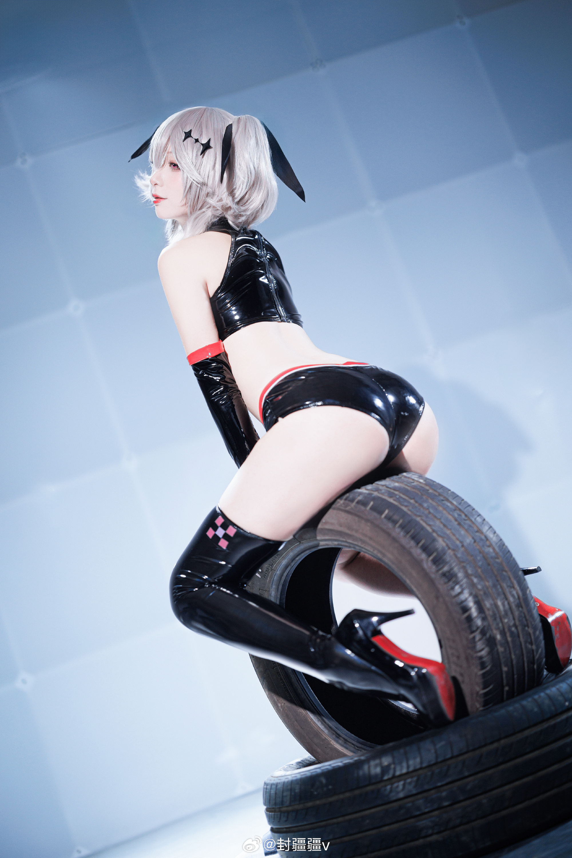 S[COS系] cos@封疆疆v 正片欣赏 cosplay 碧蓝航线 霞飞·祝福的起步冲刺 赛车娘