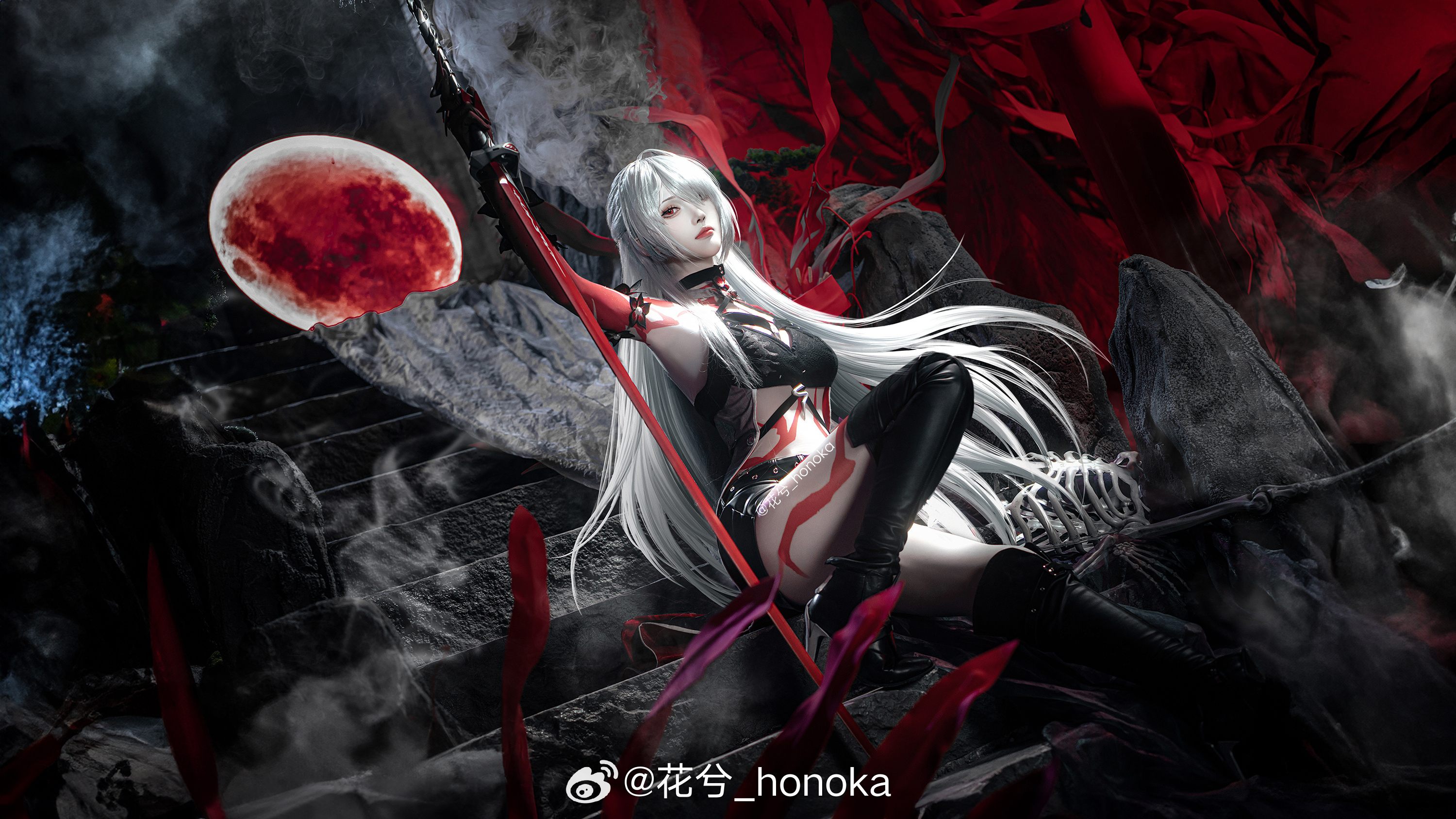 S[COS系] 花兮_honoka 正片欣赏 COSPLAY 此生如朝露，身名俱灭 崩坏星穹铁道 黄泉