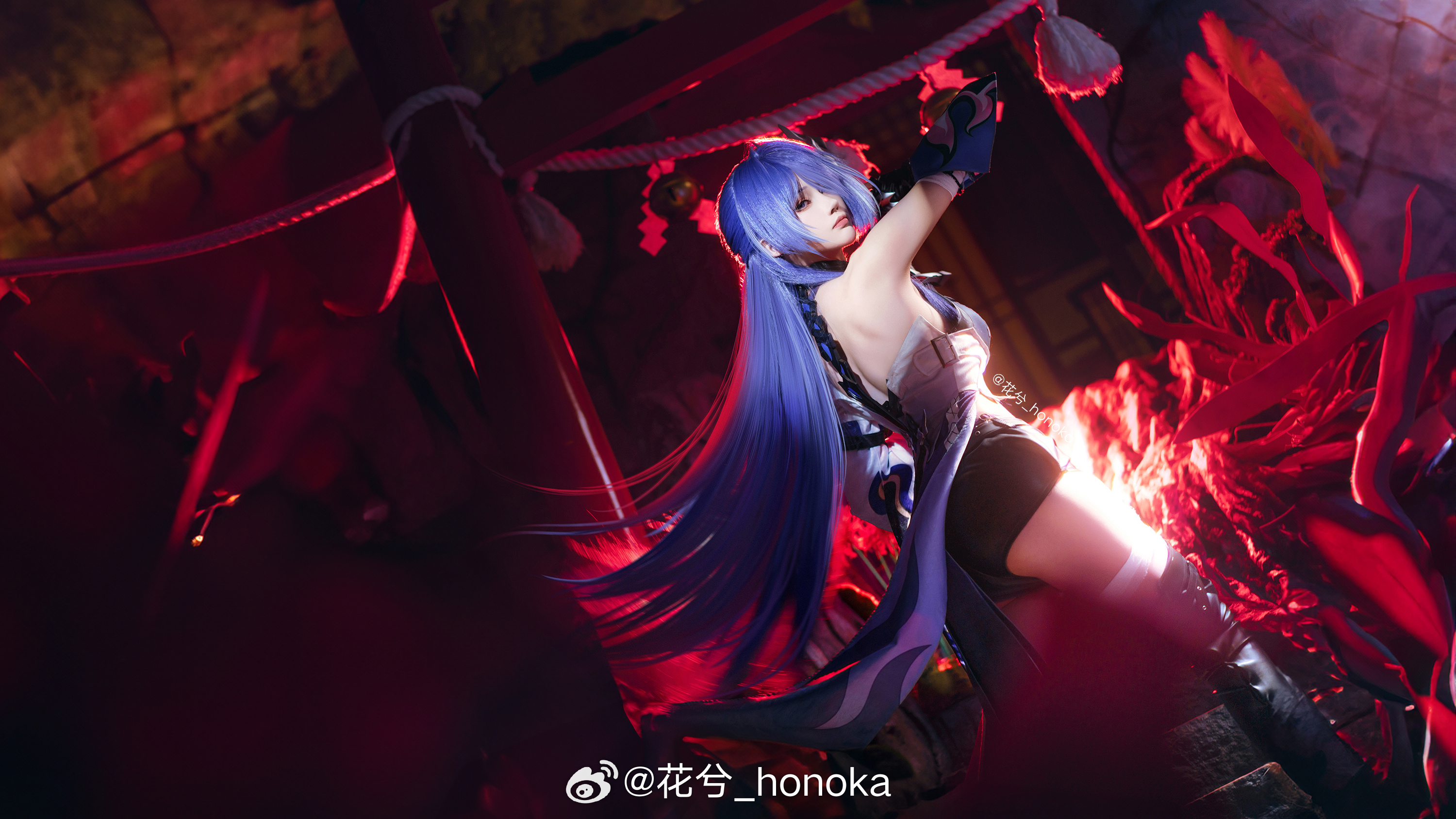 S[COS系] 花兮_honoka 正片欣赏 COSPLAY 此生如朝露，身名俱灭 崩坏星穹铁道 黄泉