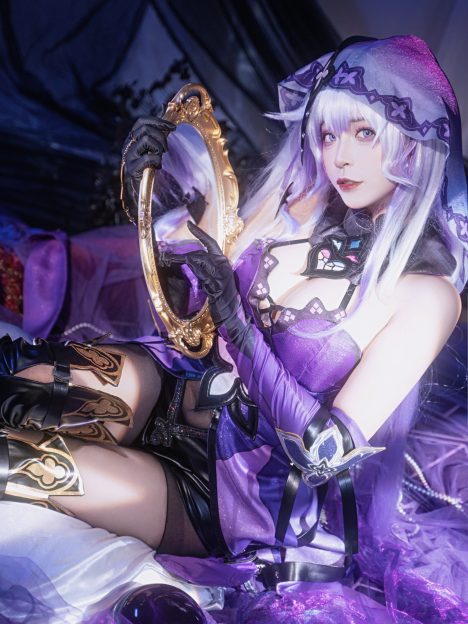 S[鉴赏]冉冉不甜v COSPLAY_崩坏：星穹铁道_需要我给你占卜吗～？🔮_黑天鹅@冉冉不甜v  12P