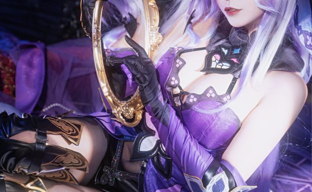 S[鉴赏]冉冉不甜v COSPLAY_崩坏：星穹铁道_需要我给你占卜吗～？🔮_黑天鹅@冉冉不甜v  12P