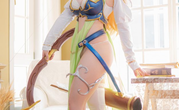 S[鉴赏] 皮皮奶 cosplay VERTEX 精灵村 第一村人 艾露谢尔 COS @超皮皮皮奶