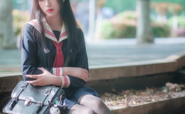 S[鉴赏]轩萧学姐 JK制服 少女写真 和煦 @轩萧学姐