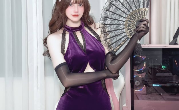 D[COS系] 鹿八岁baby 紫色韵味[64P4V-964M]