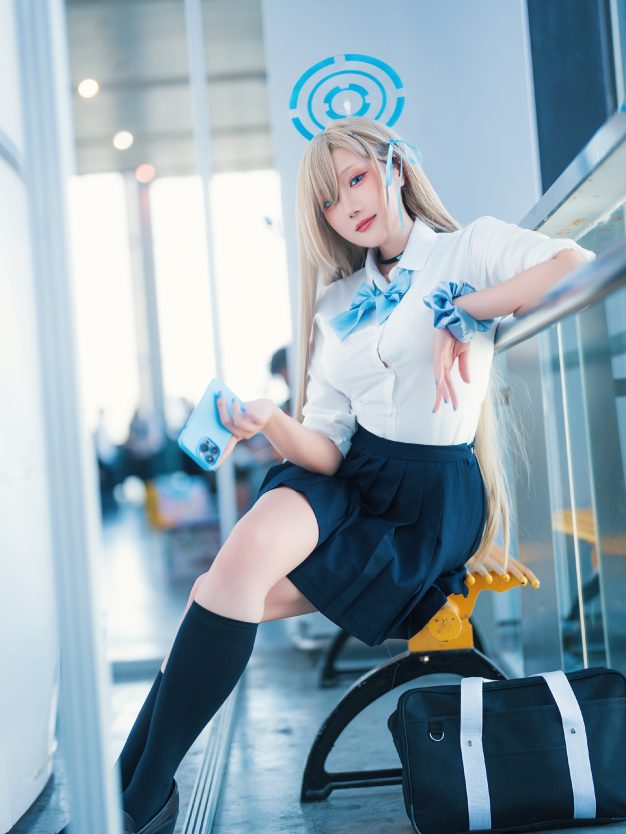 S[鉴赏] 碧蓝档案 一之濑明日奈 校服ver.@瓜希酱 北方那只企鹅