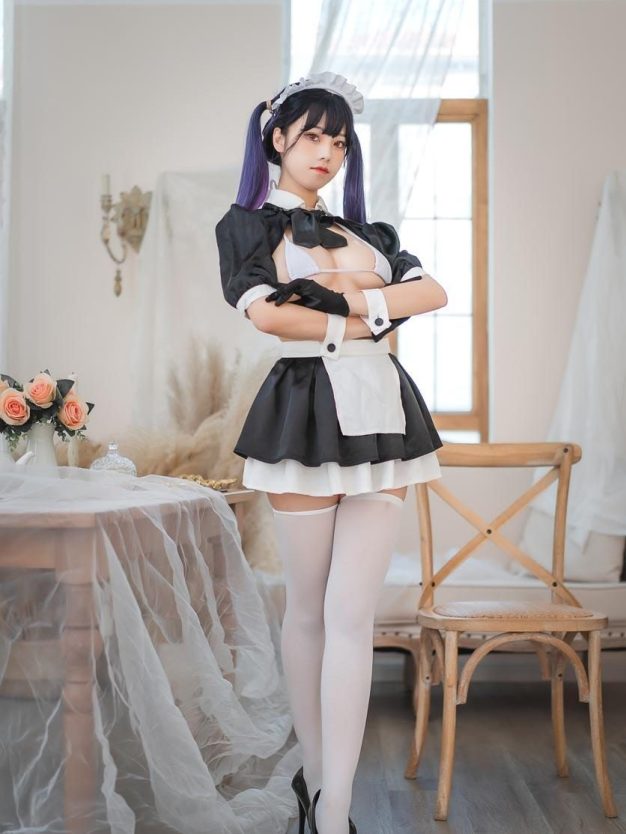 D[COS系]  蜜汁猫裘 工作女仆   cosplay正片 [50P-726MB]