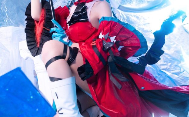 S[COS系] 狐玖玖 cosplay 正片欣赏 梦……你会有怎样一个梦呢？ 明日方舟 浊心斯卡蒂
