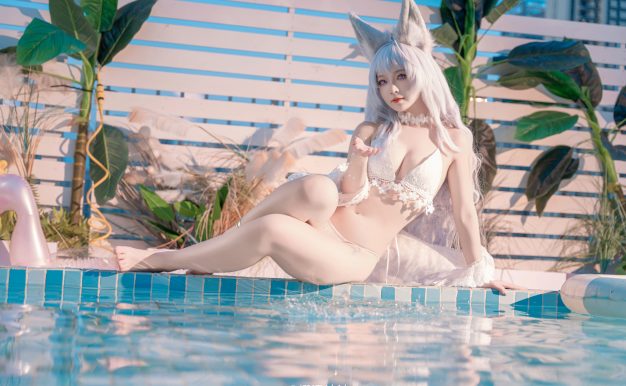 S[COS系] 樱泽诗诗 正片欣赏  COSPLAY 碧蓝航线 🤍白沙幽梦🤍